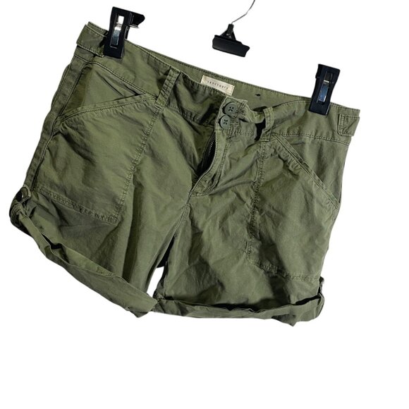 Sanctuary Women’s Standard Surplus Olive Green Utility Shorts Size 28 - Picture 2 of 4